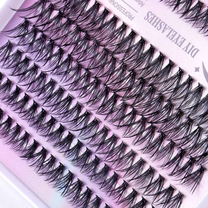 DIY Lash Cluster Kit – 240 Wispy Segmented Lashes for Stunning Eyes