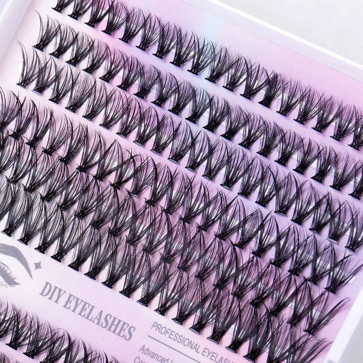 DIY Lash Cluster Kit – 240 Wispy Segmented Lashes for Stunning Eyes