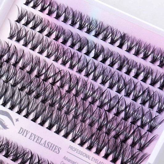 DIY Lash Cluster Kit – 240 Wispy Segmented Lashes for Stunning Eyes